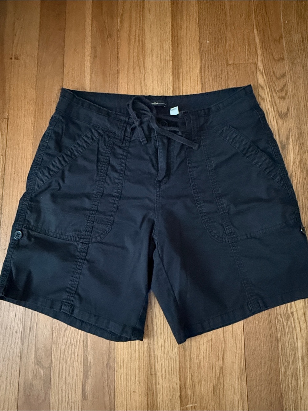 Union Bay Supplies convertible black cotton shorts. Size 8. - Picture 6 of 9